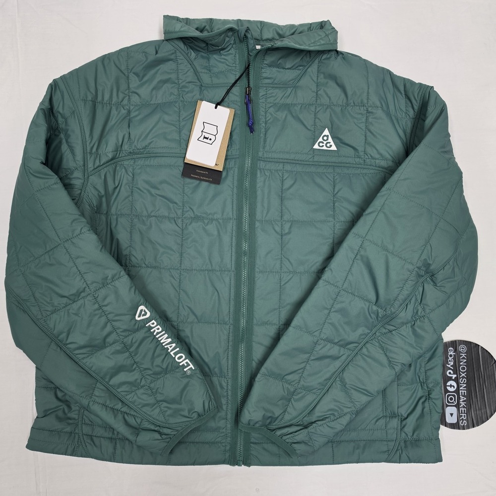 Nike ACG Therma-Fit Rope De Dope Quilted Jacket Green FN1943-361 Womens Size S